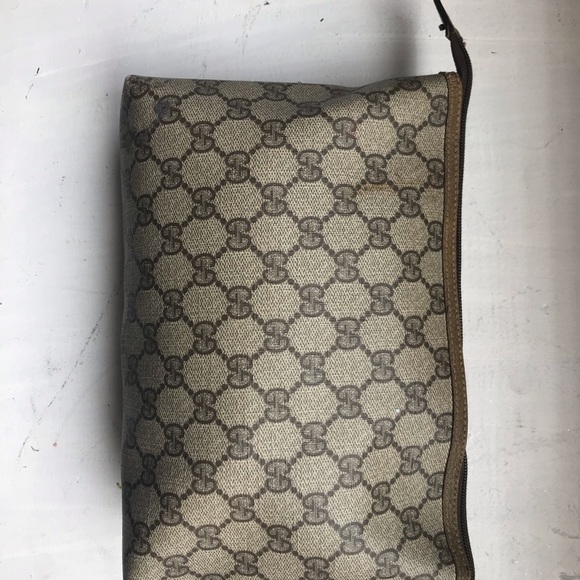 Vintage Gucci Clutch / Makeup Case - Picture 2 of 8